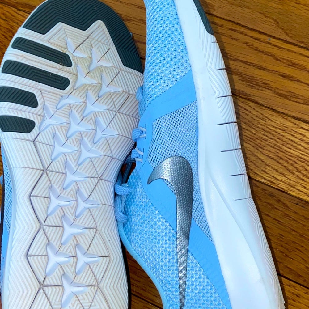 blue nike sneakers